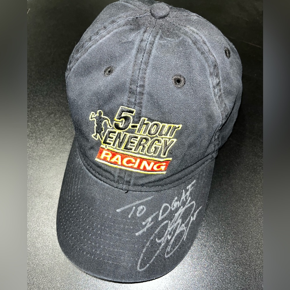 🚨CELEB SIGNED PIT CREW RACECAR DRIVER HAT 🧢 CLINT BOWYER